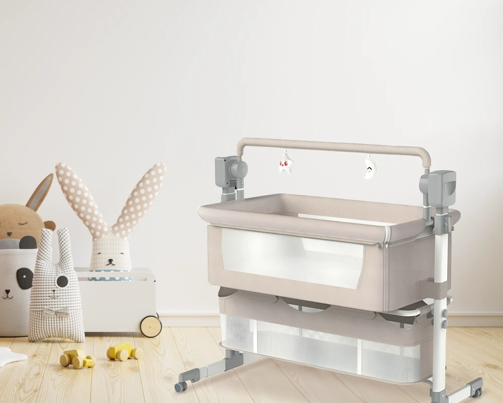 multifunctional convertible crib rocking foldable bassinet